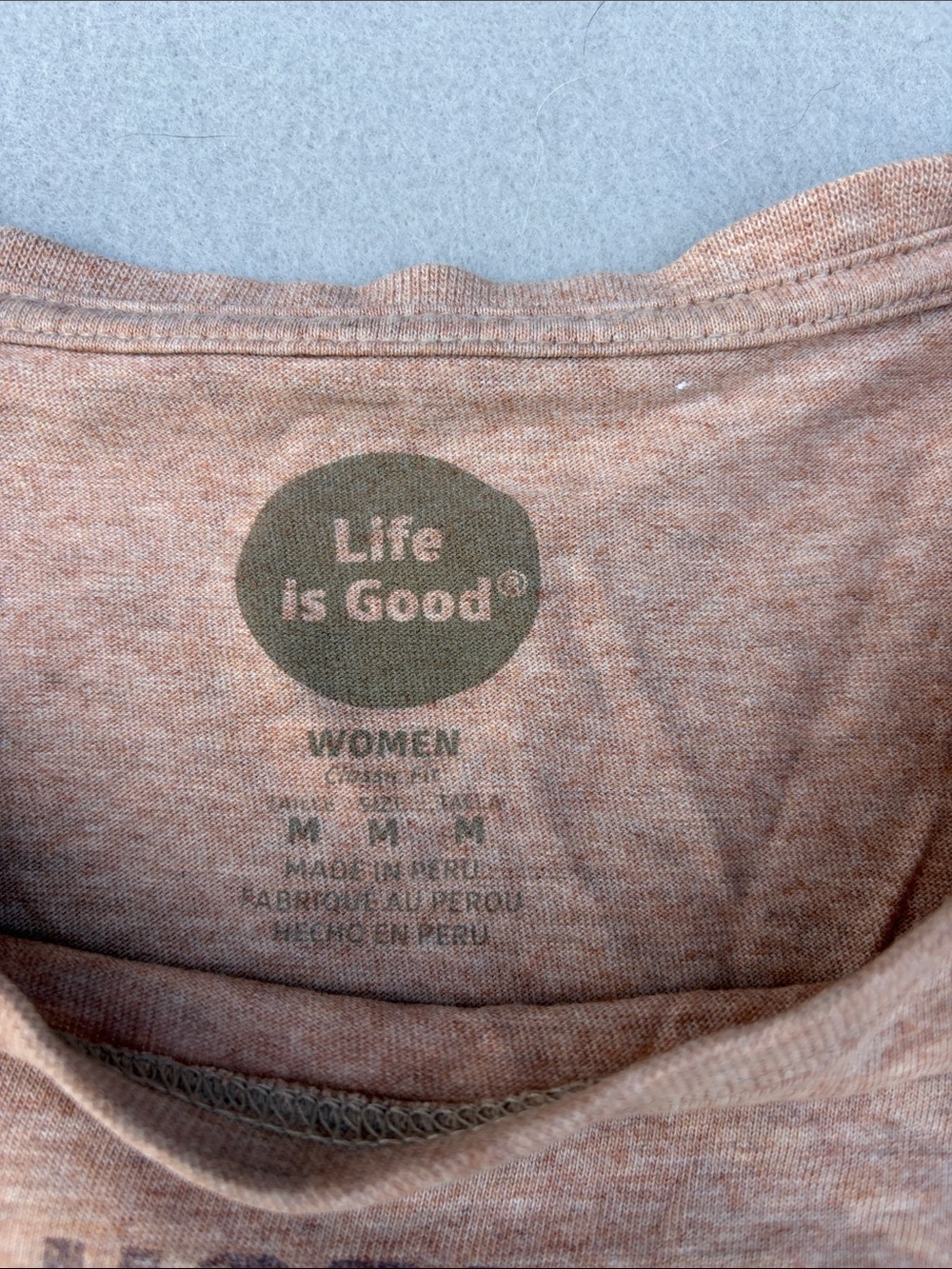 Life Is Good Heathered Mauve 'Happy Hour' Graphic Tee - Picture 2 of 5